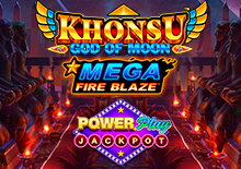 MEGA FIRE BLAZE™: KHONSU GOD OF MOON™ POWERPLAY JACKPOT™