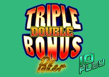 Triple Double Bonus Poker 10Hand