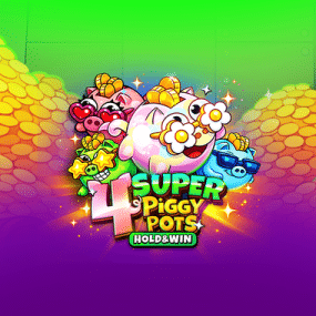 4 Super Piggypots: Hold & Win 4 Super Piggypots: Hold & Win