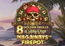 8 Golden Skulls of Holly Roger Megaways™