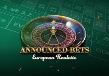 European Roulette: Announced Bets